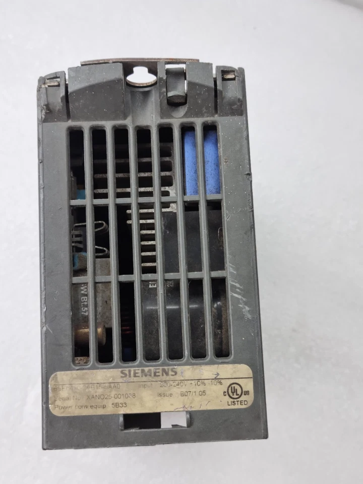 SIEMENS MICROMASTER 420 6SE6420-2AB15-5AA0 MADE IN UNITED KINGDOM Without Remote